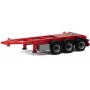 Herpa Exclusive 480027 Trailer 20/26ft, 3-axlig, röd