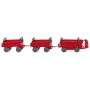 Wiking 116003 Electric cart with trailers (Still) - red, 1956