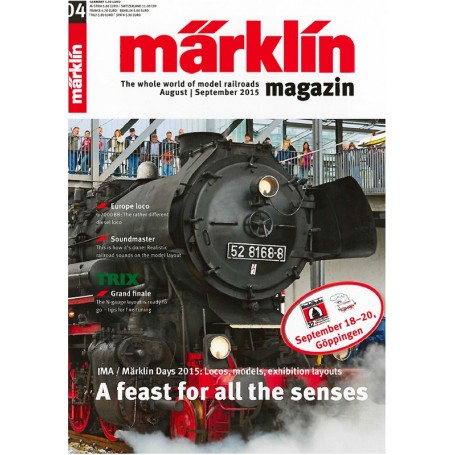 Märklin 254215 Märklin Magazin 4/2015 Engelska