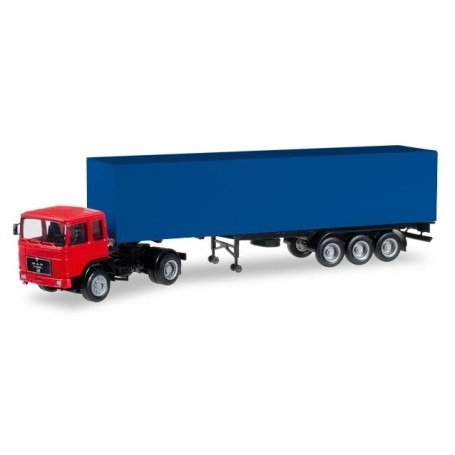 Herpa 012799 Herpa MiniKit: MAN F8 box semitrailer