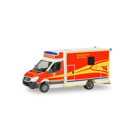 Herpa 094214 Mercedes-Benz Sprinter Fahrtec RTW "Ingolstadt fire department"