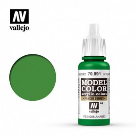 Vallejo 70891 Model Color 891 Intermediate Green (074) 17ml