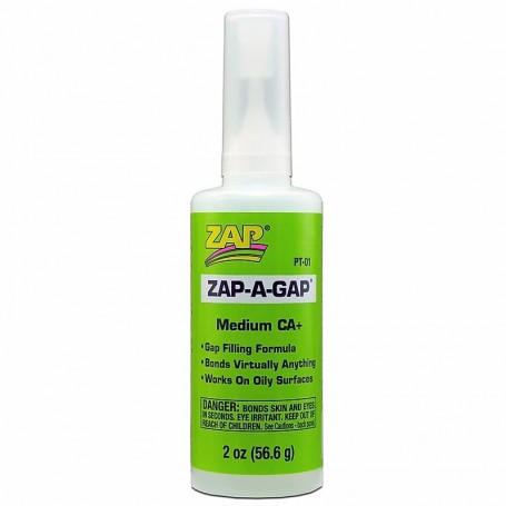 ZAP PT01 ZAP-A-GAP CA+ Superlim (Green Label), mediumflytande, 2 oz, 56.6 gram