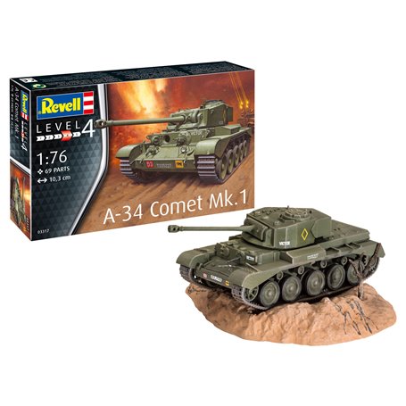 Revell 03317 Tanks A-34 Comet Mk.1