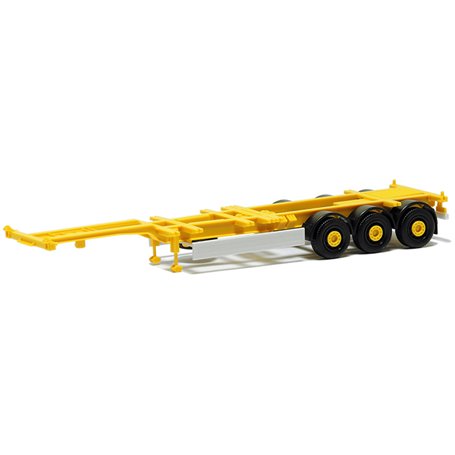 Herpa Exclusive 480279 Trailer 40/45ft Highcube, 3-axlig, gul