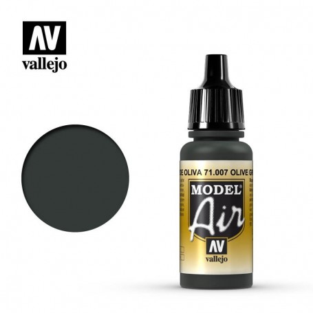 Vallejo 71007 Model Air 7 Olive Green 17ml