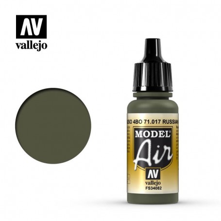 Vallejo 71017 Model Air 17 Russian Green 4B0 17ml