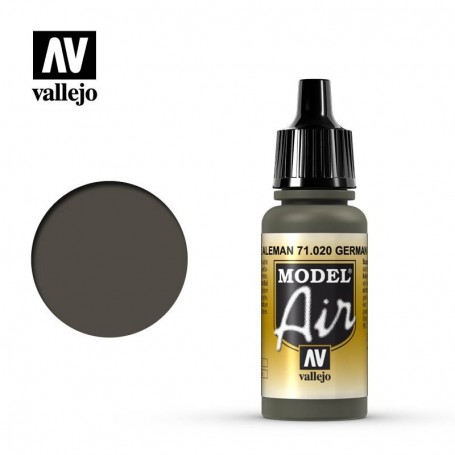 Vallejo 71020 Model Air 20 Green Brown 17ml