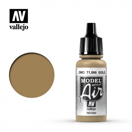 Vallejo 71066 Model Air 66 Gold (Metallic) 17ml