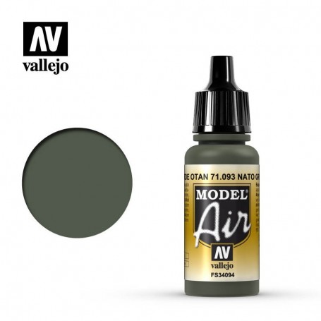 Vallejo 71093 Model Air 93 NATO Green 17ml