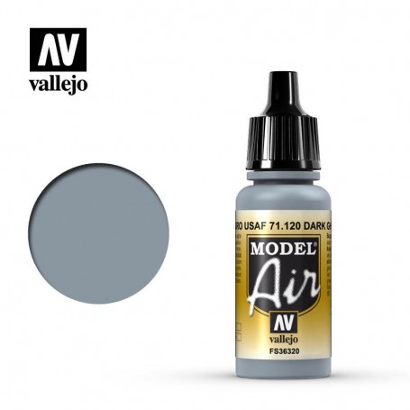 Vallejo 71120 Model Air 120 Dark Ghost Gray 17ml