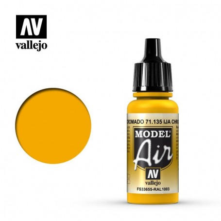 Vallejo 71135 Model Air 135 IJA Chrome Yellow 17ml