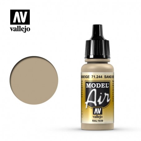 Vallejo 71244 Model Air 244 Sand Beige 17ml