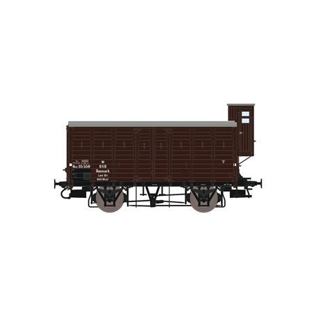 Dekas DK-872418 Godsvagn DSB QGR 35 559, T-marked, approx 1944-54